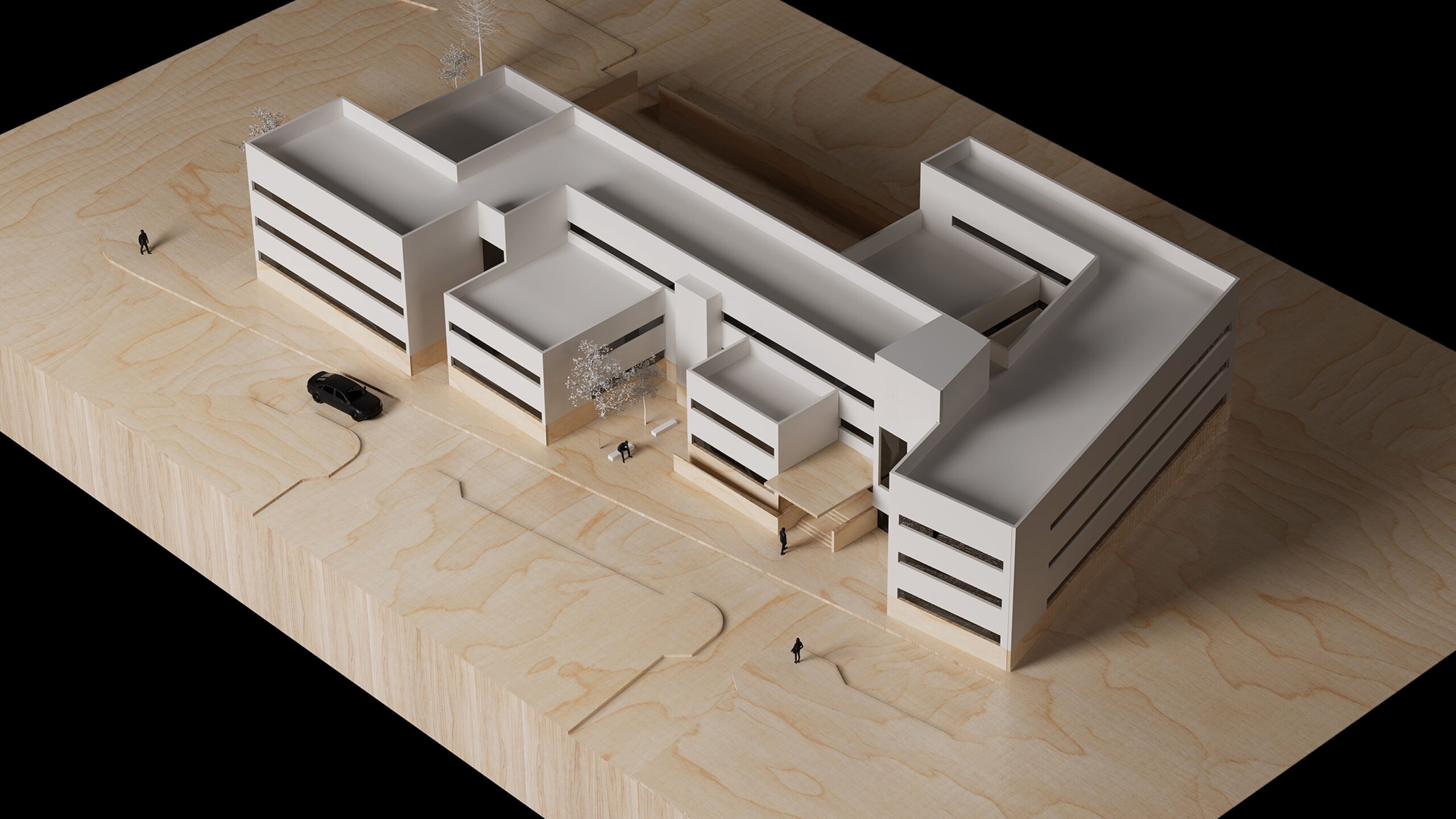 Maqueta centro de salud Burjassot