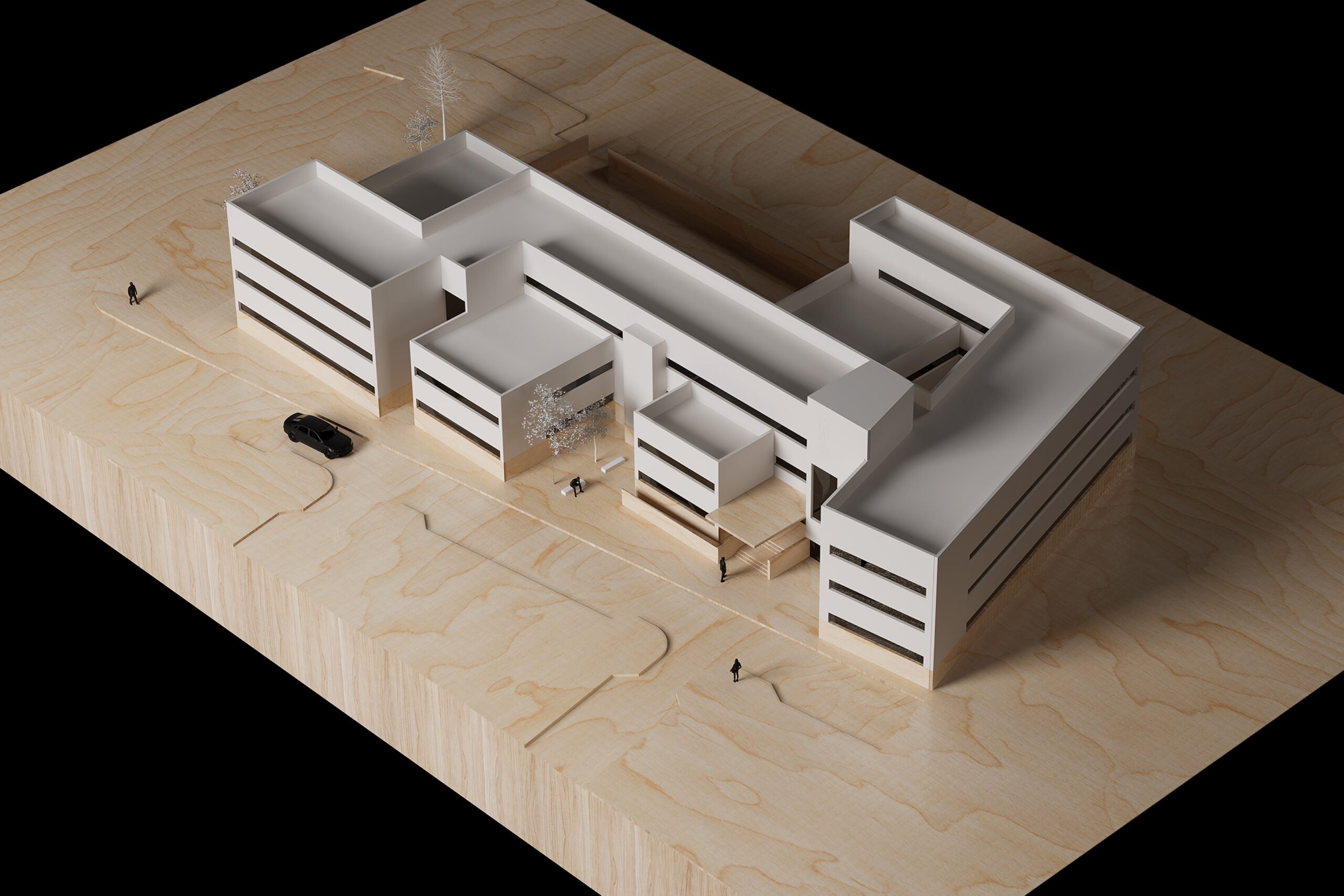 Maqueta del Centro de Salud de Burjassot
