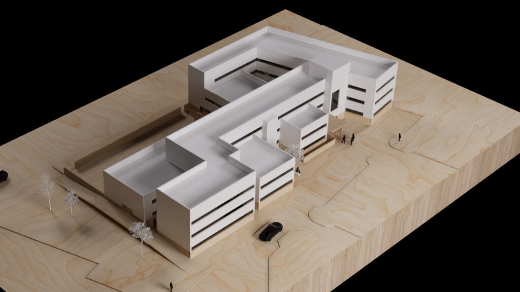 Maqueta centro de salud Burjassot